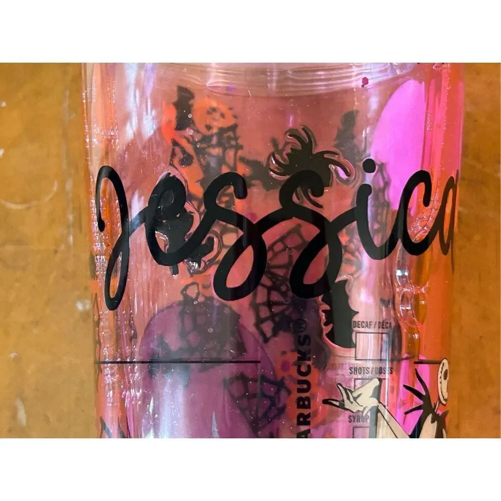 starbucks tumbler nightmare before christmas glow-in-the-dark (0114)